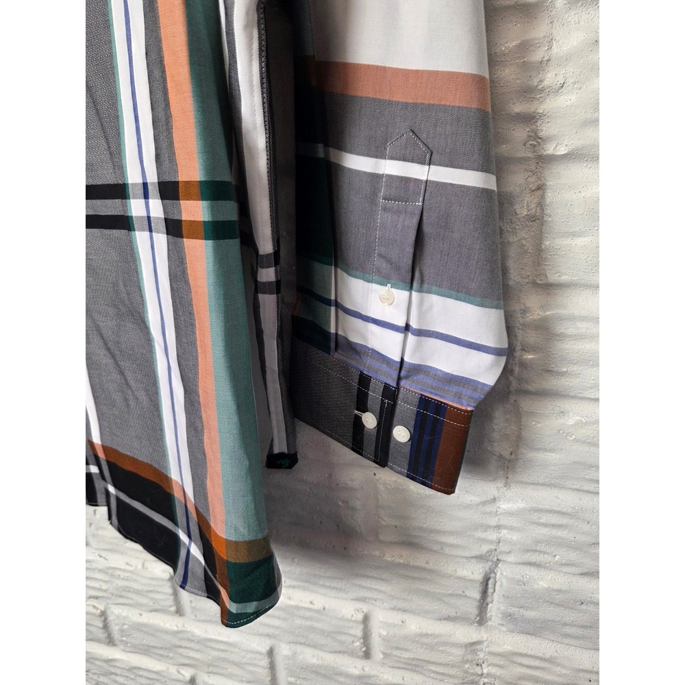 NWT Murano long sleeve shirt Men's size 4XB Big Colorblock Button up - Picture 3 of 10